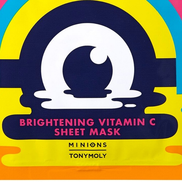 🛍️ FREE w/$30 - TonyMoly Tony Moly Brightening Vitamin C Minions Sheet Mask - Picture 5 of 9